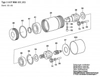 Bosch 0 607 958 812 370 WATT-SERIE Planetary Gear Train Spare Parts